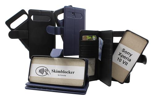Skimblocker Sony Xperia 10 VII XL Magnet Lommebok Deksel