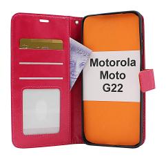 Crazy Horse Wallet Motorola Moto G22