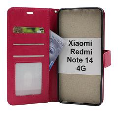 Crazy Horse Xiaomi Redmi Note 14 4G Lommebok Deksel