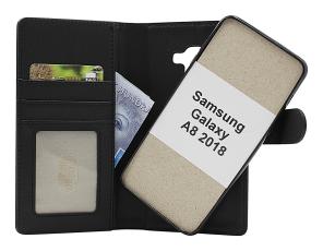 Skimblocker Samsung Galaxy A8 2018 (A530FD) Magnet Lommebok Deksel