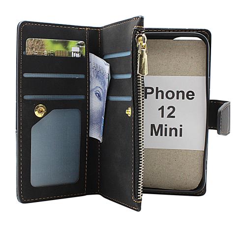 XL iPhone 12 Mini (5.4) Luksus Lommebok Deksel