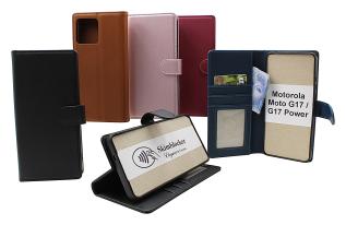 Skimblocker Motorola Moto G17 / G17 Power Lommebok Deksel