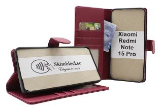 Skimblocker Xiaomi Redmi Note 15 Pro Lommebok Deksel
