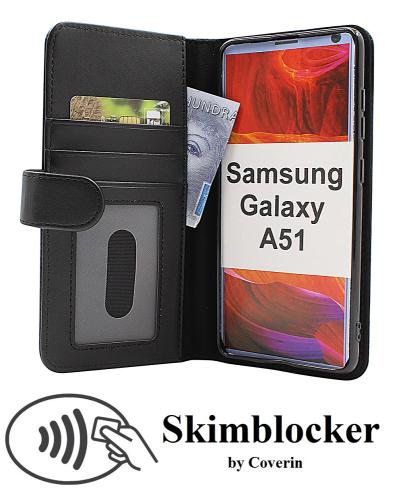 Skimblocker Lommebok-etui Samsung Galaxy A51 (A515F/DS)