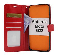 Crazy Horse Wallet Motorola Moto G22