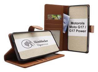 Skimblocker Motorola Moto G17 / G17 Power Lommebok Deksel
