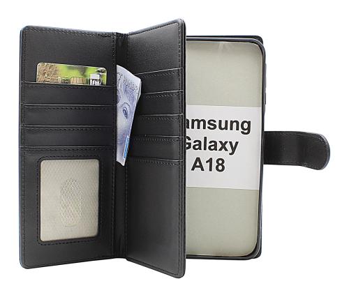 Skimblocker Samsung Galaxy A18 LTE XL Magnet Lommebok Deksel
