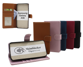 Skimblocker Samsung Galaxy A56 Lommebok Deksel