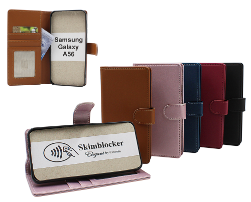 Skimblocker Samsung Galaxy A56 Lommebok Deksel