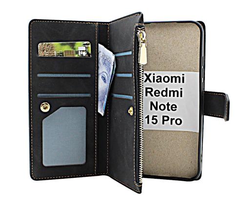 XL Xiaomi Redmi Note 15 Pro Luksus Lommebok Deksel