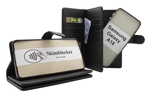 Skimblocker Samsung Galaxy A18 LTE XL Magnet Lommebok Deksel