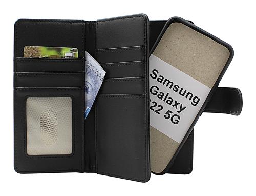 Skimblocker Samsung Galaxy S22 5G (SM-S901B/DS) XL Magnet Lommebok Deksel