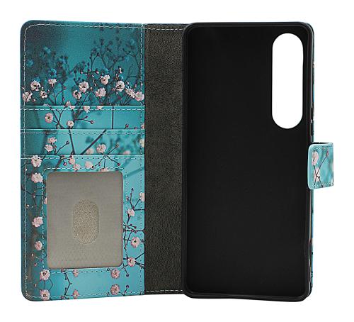 Skimblocker Sony Xperia 1 VII Lommebok Deksel Design