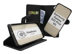Skimblocker Samsung Galaxy S22 Plus 5G Magnet Lommebok Deksel