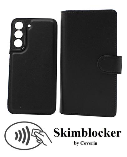 Skimblocker Samsung Galaxy S22 5G (SM-S901B/DS) XL Magnet Lommebok Deksel
