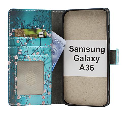 Skimblocker Samsung Galaxy A36 Lommebok Deksel Design