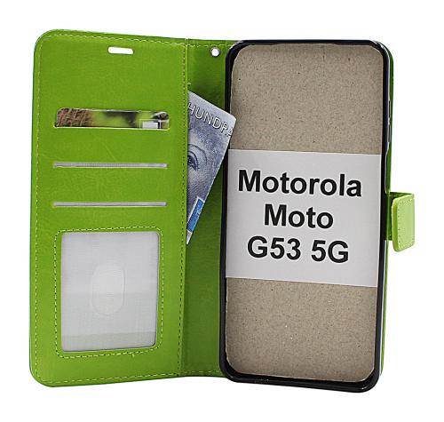 Crazy Horse Wallet Motorola Moto G53 5G