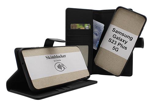 Skimblocker Samsung Galaxy S23 Plus 5G Magnet Lommebok Deksel