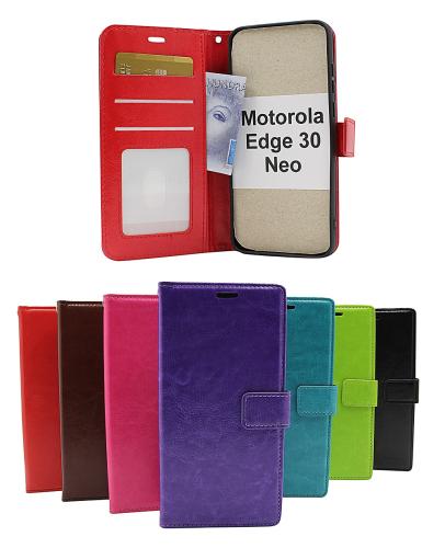 Crazy Horse Wallet Motorola Edge 30 Neo 5G