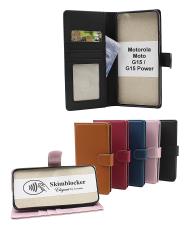 Skimblocker Motorola Moto G15 / G15 Power Lommebok Deksel