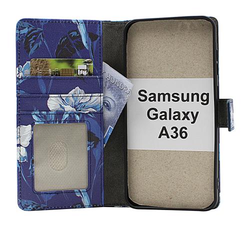Skimblocker Samsung Galaxy A36 Lommebok Deksel Design