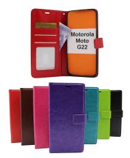 Crazy Horse Wallet Motorola Moto G22