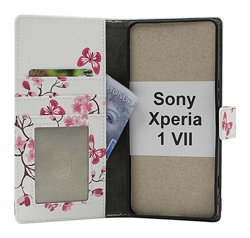 Skimblocker Sony Xperia 1 VII Lommebok Deksel Design
