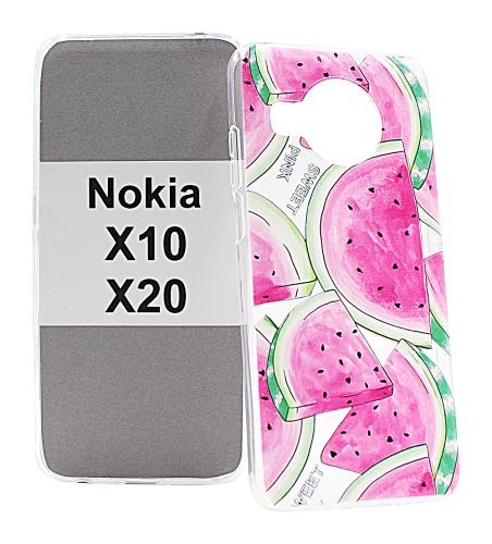 TPU Designdeksel Nokia X10 / Nokia X20