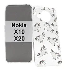 TPU Designdeksel Nokia X10 / Nokia X20