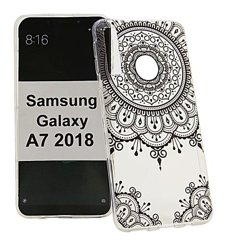 TPU Designdeksel Samsung Galaxy A7 2018 (A750FN/DS)