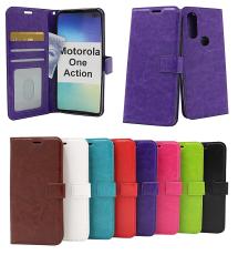 Crazy Horse Wallet Motorola One Action