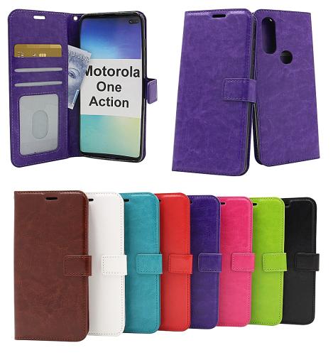 Crazy Horse Wallet Motorola One Action