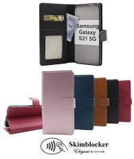 Skimblocker Lommebok-etui Samsung Galaxy S21 5G (G991B)