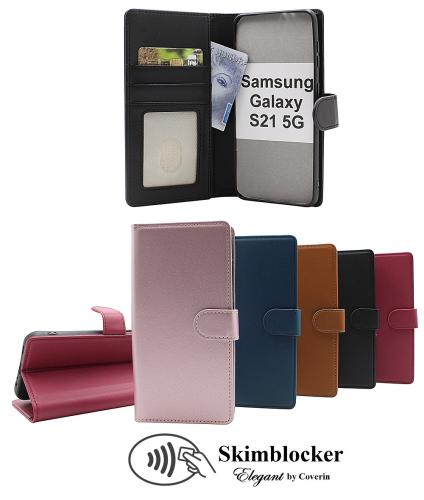 Skimblocker Lommebok-etui Samsung Galaxy S21 5G (G991B)