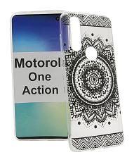 TPU Designdeksel Motorola One Action