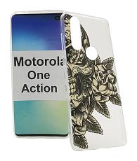 TPU Designdeksel Motorola One Action