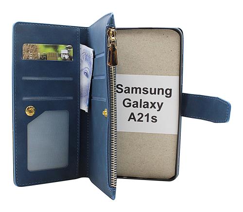 XL Samsung Galaxy A21s Luksus Lommebok Deksel