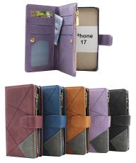 XL iPhone 17 Luksus Lommebok Deksel