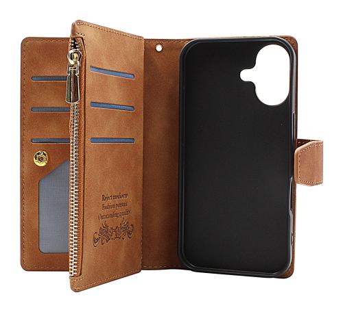 XL iPhone 17 Luksus Lommebok Deksel