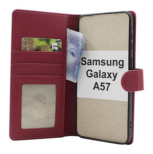 Skimblocker Samsung Galaxy A57 5G Lommebok Deksel