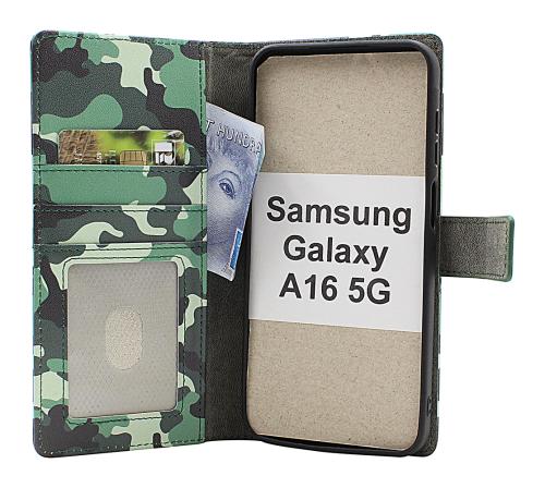 Skimblocker Samsung Galaxy A16 / A16 5G Magnet Lommebok Deksel Design