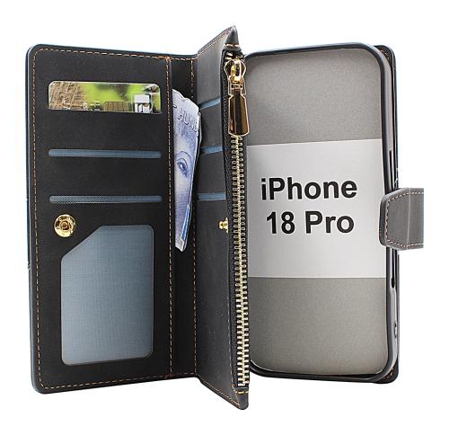 XL iPhone 18 Pro Luksus Lommebok Deksel