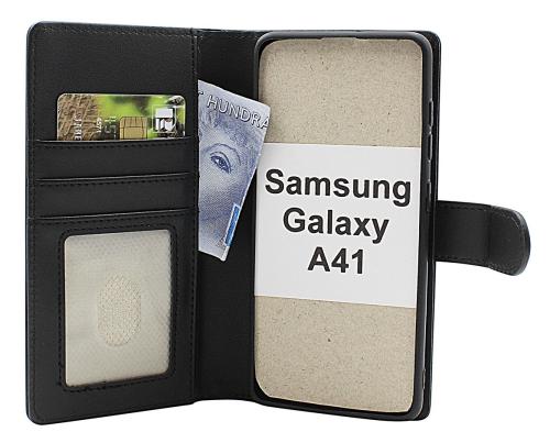Skimblocker Samsung Galaxy A41 Magnet Lommebok Deksel