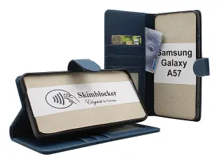 Skimblocker Samsung Galaxy A57 5G Lommebok Deksel