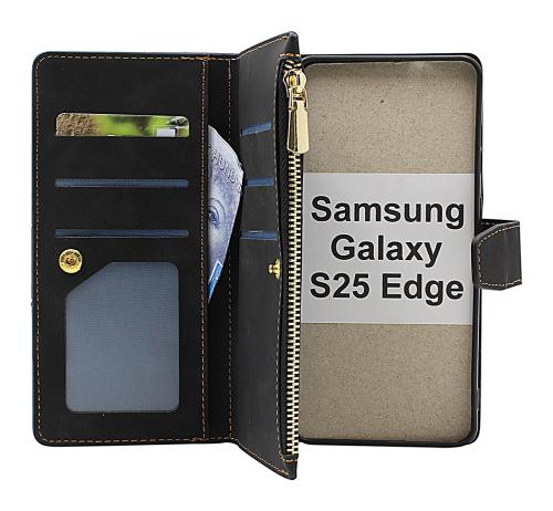 XL Samsung Galaxy S25 Edge Luksus Lommebok Deksel