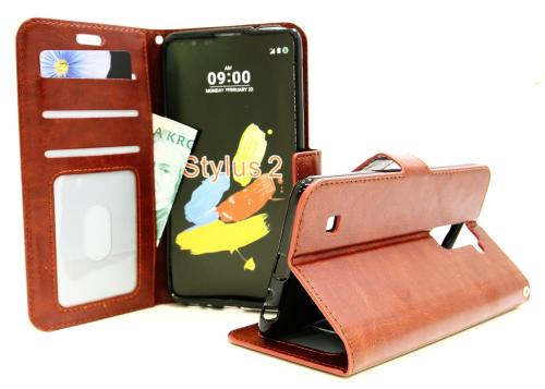 Crazy Horse Wallet LG Stylus 2 (K520)