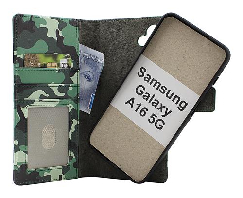 Skimblocker Samsung Galaxy A16 / A16 5G Magnet Lommebok Deksel Design