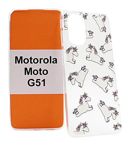 TPU Designdeksel Motorola Moto G51