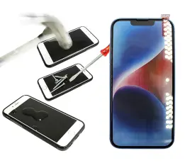 Full Frame Skjermbeskyttelse av glass iPhone 13 / 13 Pro / 14 / 16e