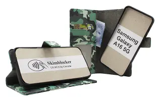 Skimblocker Samsung Galaxy A16 / A16 5G Magnet Lommebok Deksel Design